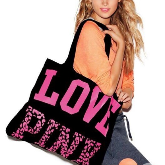 Love pink shoulder bag - Picture 1 of 7